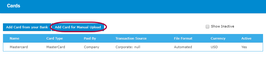 Manually Uploading Personal Card Transactions Nexonia